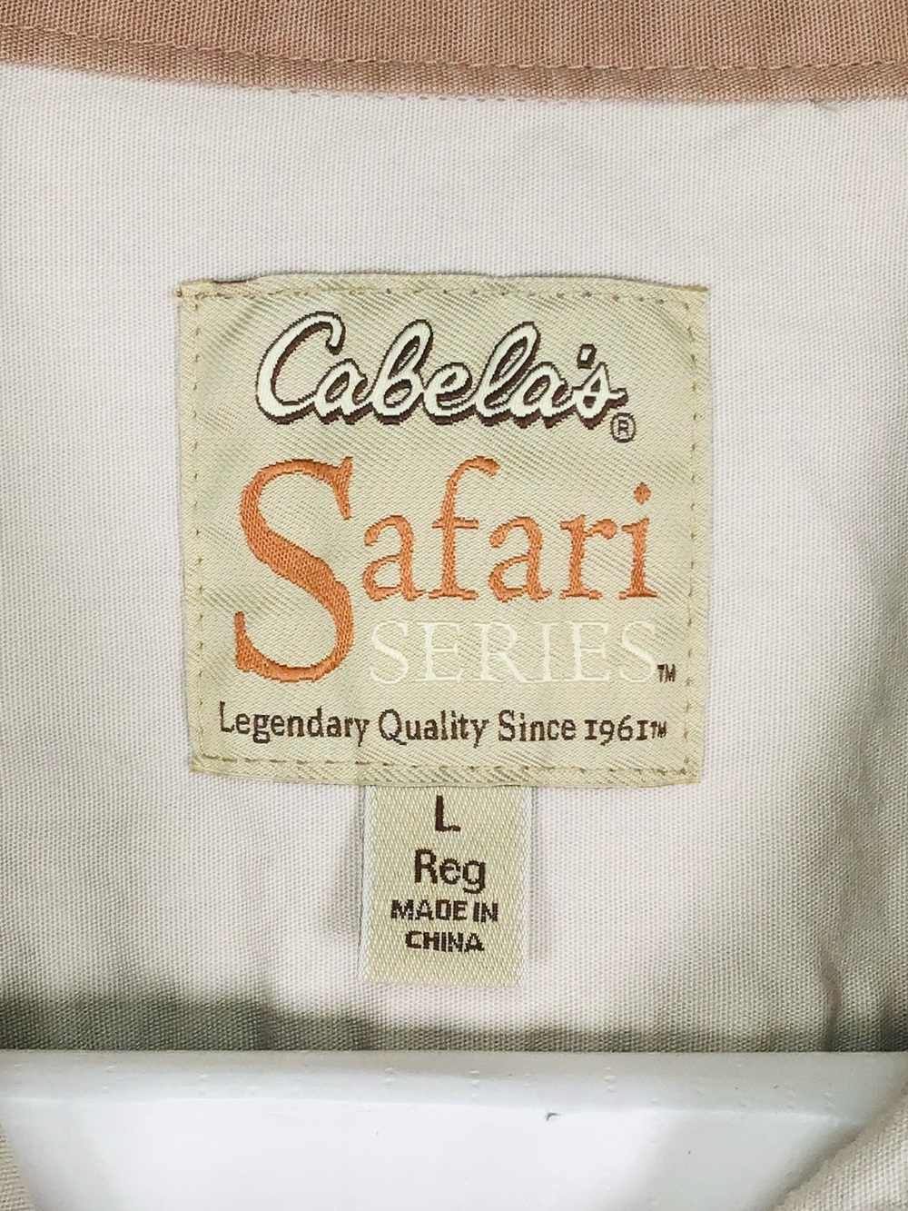 Cabela’s Safari Series men’s long sleeve button down safari shirt large - Picture 3 of 13